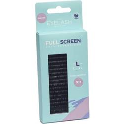 The Eyelash Emporium full screen extensions classic l curl 0.15 mixed