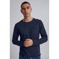 Blend Longsleeve Nicolai 20703060 Dunkelblau Regular Fit