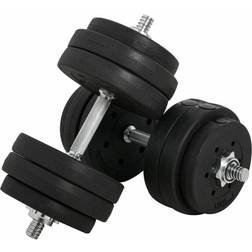 Homcom Kurzhantel Set 30 kg schwarz