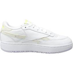 Reebok Club C Double Shoes - White/Yellow