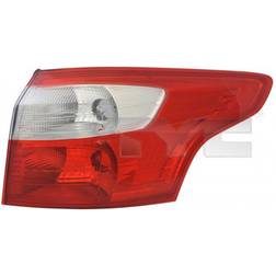 TYC Baglygter 11-11851-01-2 Lampeholder Ford Focus 3 Turnier