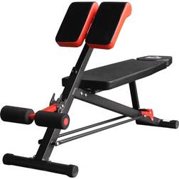 Homcom Multifunktionale Trainingsbank schwarz, rot