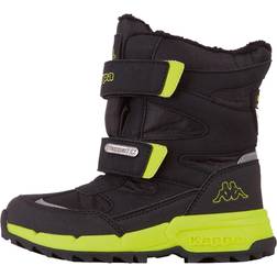 Kappa Unisex Kinder Stiefel Winterschuh gefüttert Stylecode 260903K Schwarz