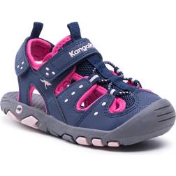 KangaROOS Mädchen K-trek Sandale, Pink Blau