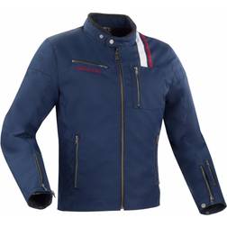 Segura Textile Jacket Waterproof Jacket - Dark Blue/White/Red