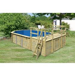 Karibu Holz-Pool Modell 4