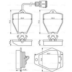 Bosch Scheibenbremse Vorderachse 986 494