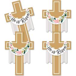 Big Dot of Happiness Religious Easter Cross Decorations DIY Christian Holiday Party Essentials Set 20