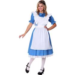 Women's Alice Deluxe Costume Black/Blue/White