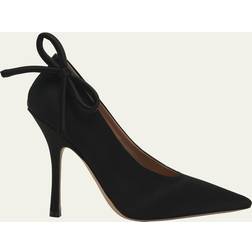 Valentino Garavani NITE-OUT SATIN PUMP MM Wo BLACK