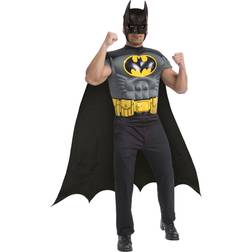 DC Comics Men's plus deluxe muscle chest batman costume