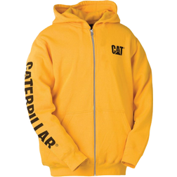 Cat Men's Trademark Banner Full Zip Hoodie - Yellow