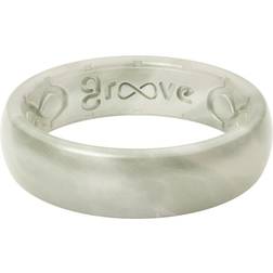 Groove Life Womens Round White Ring Silicone Water Resistant