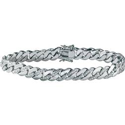 PalmBeach Bracelet - Silver/Diamonds