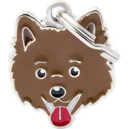 MyFamily Red Italian Spitz ID Dog Tag