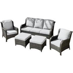 Ovios 7-piece Patio Conversation Outdoor Lounge Set