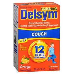 Delsym Child 12 Hour Cough Suppressant Liquid Orange-Flavored Orange Flavor