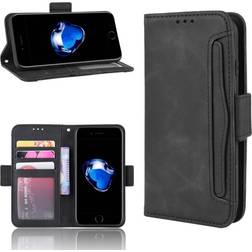 ExpressVaruhuset iPhone 8 Plus Lompakkokotelo PU-nahkainen 6-POCKET Winston V3 Black
