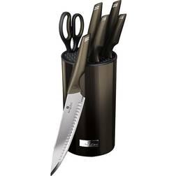 Berlinger Haus Kitchen Knife Set with Block, 7