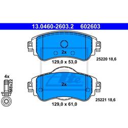 ATE Bremsbelagsatz, Scheibenbremse Vorderachse 13.0460-2603.2