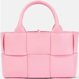 Bottega Veneta Tote Candy Arco aus Leder Pink Einheitsgröße