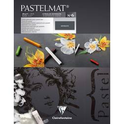 Clairefontaine Pastelmat Pastel Card Pad No 6 Anthracite 30x40cm 360g 12 sheets