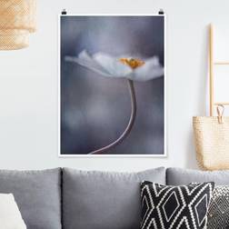 Blumen Hochformat Anemonenblüte Poster