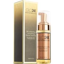 GLO24K 24k Exfoliating Foaming Facial Cleanser