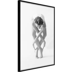 Artgeist Inramad Tavla Interlaced Body 30x45 Poster