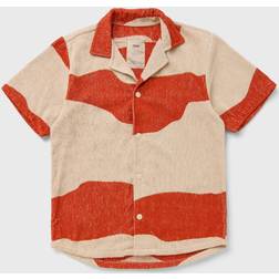 Oas Terry Cuba Short Sleeve Shirt Amber Dune Rot kurzarmhemd Grösse: