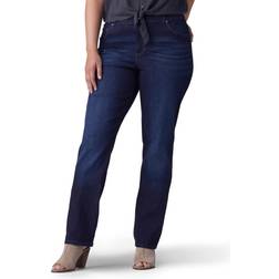 Lee Women's Plus Relaxed Fit Straight Jeans