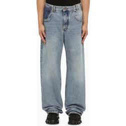 Balmain Blue Unstructured Jeans