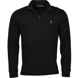 Polo Ralph Lauren Estate Rib Quarter Zip Pullover - Black