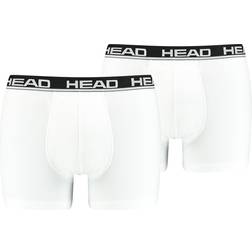 Head 2er Pack Basic Boxershorts Herren white