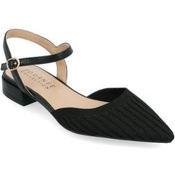 Journee Collection Ansley Women's Flats, Medium, Black