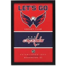 Open Road Brands Washington Capitals x Team Framed Sign