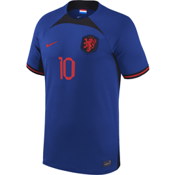 Nike Men's Memphis Depay Blue Netherlands National Team 2022/23 Away Breathe Stadium Replica Player Jersey