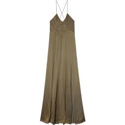 Zadig & Voltaire Rayonne Satin Dress laurier