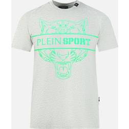 Philipp Plein sport tigerhead bold logo grey t-shirt