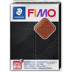 Staedtler fimo Leather 57 Gram. Sort Fjernlager, 5-6 dages levering