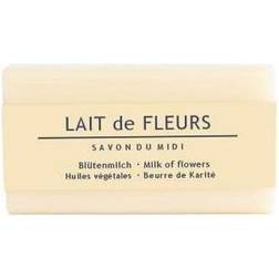 Savon du Midi sæbe Blomstermælk m sheasmør Vegan Lait Fleurs 100