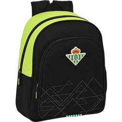 Safta Skolryggsäck Real Betis Balompié Svart Lime 28 x 34 x 10 cm