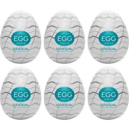 Tenga Egg Wavy II Vågiga Äggmasturbatorn 6 st