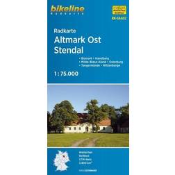 Bikeline Radkarte Deutschland Altmark Ost Stendal 1:75.000