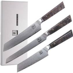 Zayiko Damastmesser DAITO PROFI LINE "3er Messer