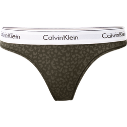 Calvin Klein String Damen Baumwolle grün