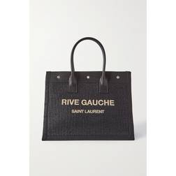 Saint Laurent Tote Rive Gauche aus Canvas Schwarz Einheitsgröße