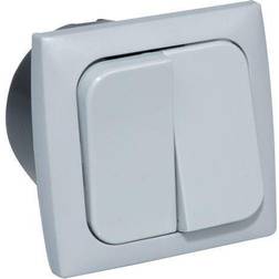 Seatec Dubbel 220V Flush Strömbrytare 60 x 54 x 65 mm