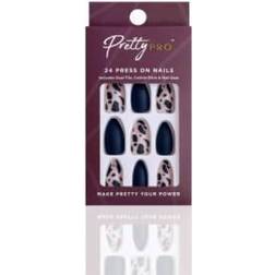 Pretty Pro Pro False Press On Nails We Mooove 24 Pieces