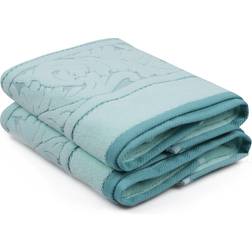 Hobby Handduk 2-pack Badlakan Grön, Blå (90x50cm)